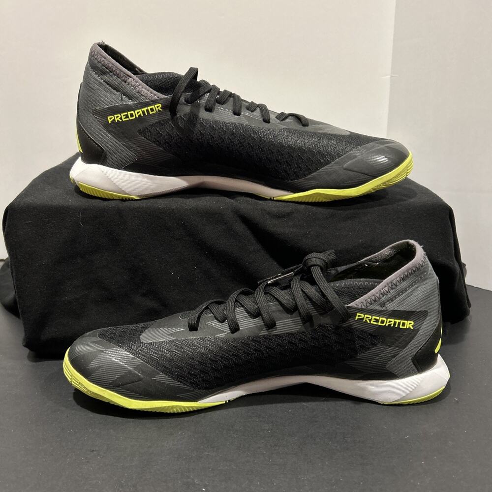 Adidas Men's X CRAZYFAST Injection.1 Indoor Soccer Shoes Size 9 Black IG6271 NEW